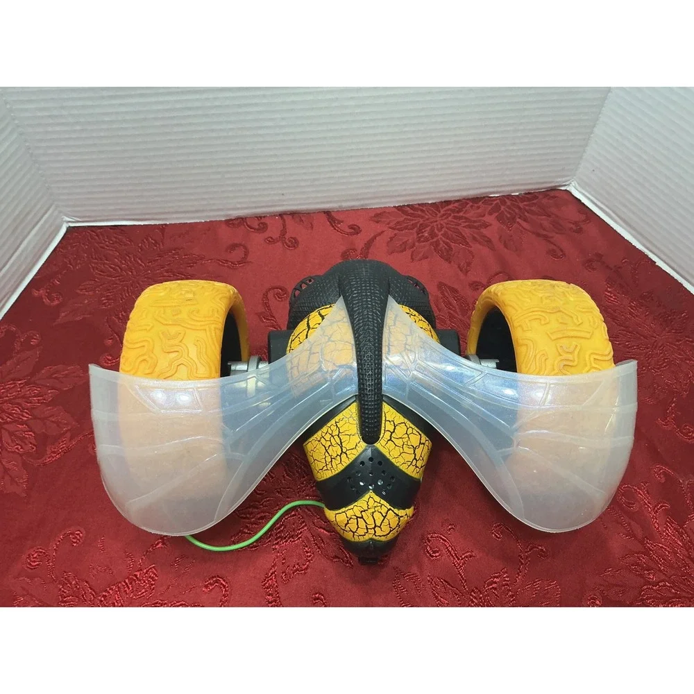 Used Bright Tumble Bee RC Car RechargeableLight Up Toy Yellow Black NoRemote
